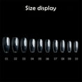 thumbnail image 3 of 100Pcs Coffin Nails Full Set Long Acrylic Gel DIY Art Tip Extensions Manicure Kit 100PCS, 3 of 5