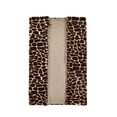 thumbnail image 3 of Cozy Tyme Nasir 100% Polyester Faux Fur Throw - Printed Rabbit Fur 50"x 60" Giraffe, 3 of 11