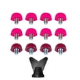 thumbnail image 2 of Tacos para botas de fútbol, ​​césped artificial, terreno firme, antideslizantes, rosca M5 8 rosa oscuro 4 rojo, 2 of 9