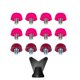 thumbnail image 2 of Tacos para botas de fútbol, ​​tacos para fútbol, ​​tacos para césped, tacos antideslizantes para rugby, botas de fútbol 8 rosa oscuro 4 rojo, 2 of 9