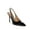 Black, variant on Hazel Gold Stiletto Heeled Slip On Pointed Toe Classic Dress Pumps (Gold, 6.5)