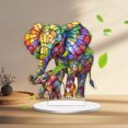 thumbnail image 4 of Letrero Decorativo Acrílico «Puesta De Sol Y Elefante», Impresión Plana En 2D, Decoración Decorativa Acrílica Para Escritorio, Para Jardín Doméstico, Con Soporte, 4 of 6