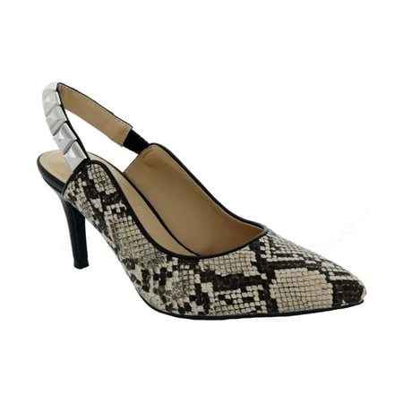 

PENNY LOVES KENNY AUGHT WOMEN SLIP-ON SHOES IN NATURAL FAUX SNAKE
