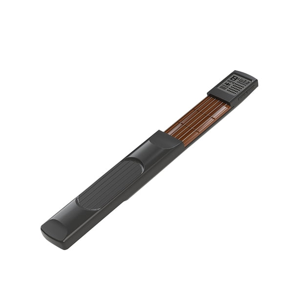 FLhrweasw Acordes Guitarra Bolsillo Portátil 6 Trastes Instrumento Cuerda Musical LCD