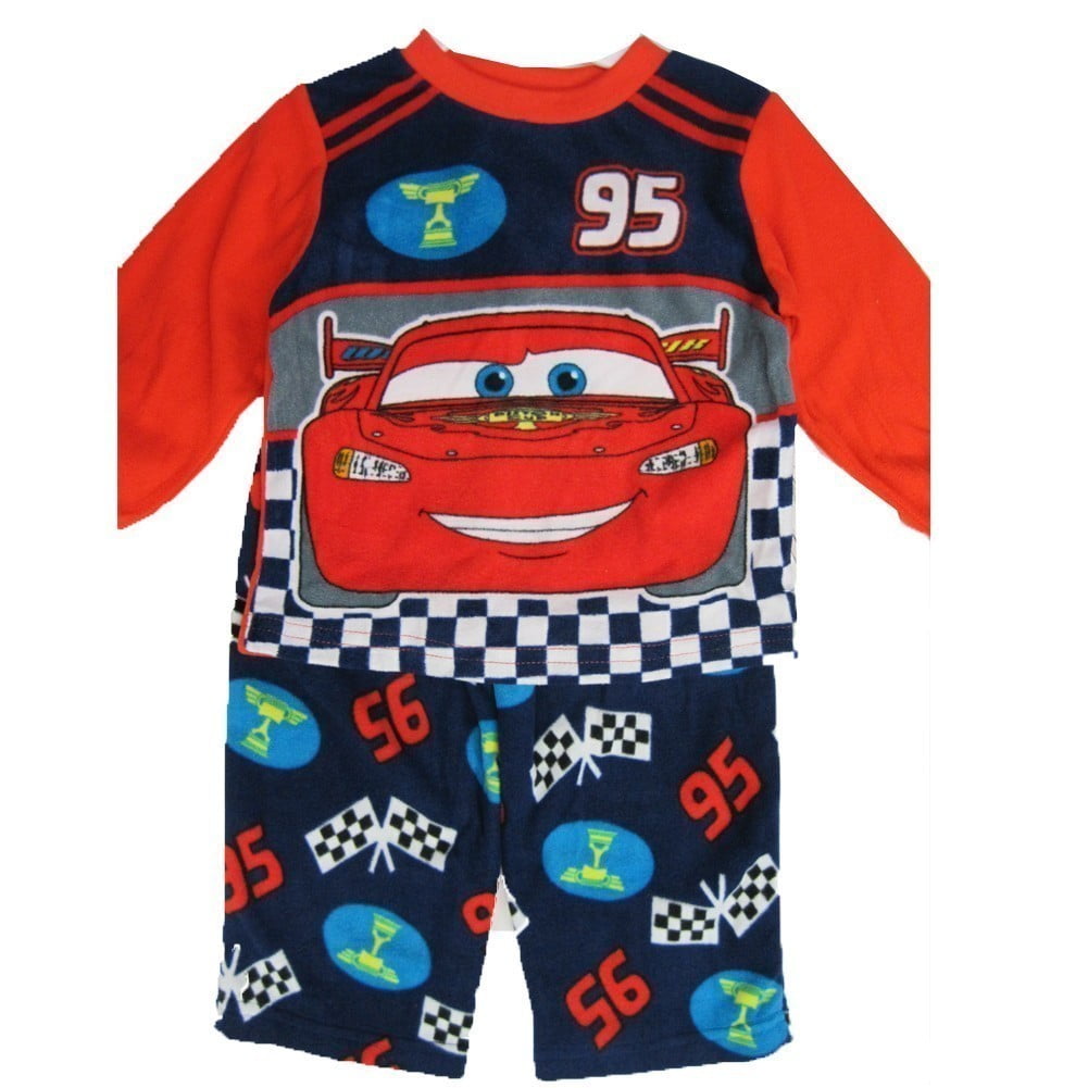 Disney Pixar Cars - Little Boys Red Lighting McQueen Character Print 2 ...