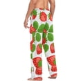 thumbnail image 6 of Cute Strawberry Ghost Pajama Pants, Men's Lounge Pants Light with Drawstring and Pockets, Christmas New Year Birthday Father's Day Gifts, 6 of 7