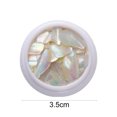 thumbnail image 6 of UDIYO 1 Box Nail Shells Irregular 3D Effect Flashing Crushed Stone Decorative Nail Art Decoration Phantom Color Natural Abalone Shell Pieces Nail Art Flakes for Salon, 6 of 7