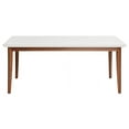 thumbnail image 3 of Manhattan Comfort Lillian 63" Glass Top Dining Table in White Gloss, 3 of 5