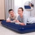 thumbnail image 4 of Colchón Inflable Queen Bestway Queen Azul Cama De Aire Camping, 4 of 4
