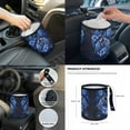 thumbnail image 7 of Renewold Sea Turtle Flower Car Seat Cover Full Set 14 PCS, Steering Wheel Cover Seat Belt Cover Trash Can Rear View Mirror Cover Coaster Center Console Cover Gear Shift Knob Cover Set Universal Fit, 7 of 7