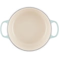thumbnail image 4 of Le Creuset Enameled Cast Iron Signature Round Dutch Oven, 5.5 qt Sea Salt, 4 of 5