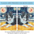 thumbnail image 5 of Toland Home Garden Van Growl-Border Collie Border Collie Dog Flag Double Sided 28x40 Inch, 5 of 5