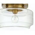 thumbnail image 3 of X3112-SB Craftmade Lighting Peri - 1 Light Flush Mount-Satin Brass Finish, 3 of 7