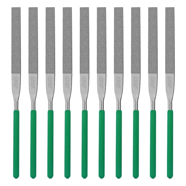 10-Piece Diamond File Set, Precision Needle File Set, Diamond Coated Files for Filing Metal, Ceramic, Stone, Jewelry C