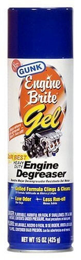  Gunk EBGEL Engine Brite Gel HD Engine Degreaser - 15 oz. :  Automotive