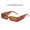 Leopard tea, variant on Womens Sunglasses Retro Small Square Frame with Transparent Colorful Lens PC Frame Fashion Eyewear Sun Glasses For Big
