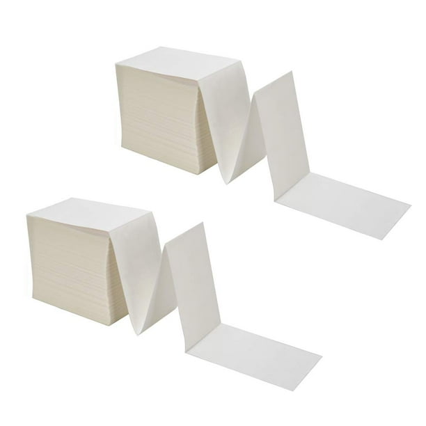 Etiquetas térmicas Fanfold Direct para envíos, 4 x 6, 2000 etiquetas