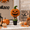 C, variant on 24 inch Stackable Woven Pumpkin Decor Set, 3-Piece Detachable Rattan Pumpkins, Handmade Fall Harvest Decorative for Halloween Thanksgiving Home Entryway Decor Warm Orange 3 Piece Set