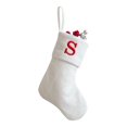 thumbnail image 1 of Medias navideñas Medias navideñas Pequeñas letras bordadas de punto Medias colgantes de Navidad Decoraciones para fiestas navideñas Súper suaves Regalo navideño, 1 of 4