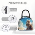 thumbnail image 4 of Pofeuu Blue Sky Winged Cat Print Lunch Bag for Adult Insulated Lunch Box,Leakproof Cooler Food Lunch Containers Reusable High Capacity Lunch Tote Bags-One Size, 4 of 6