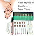 thumbnail image 2 of Portable Electric Nail Drill Kit Nail File Polishing Tool Professional, 2 of 6