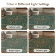 thumbnail image 7 of ODIKA 2'x3' Washable Doormat Jungle Vine Frame Botanical Border Aesthetic Boho Snake Vintage Refined for Entryway, Kitchen, Laundry Room, Non-Slip, Low Pile, 7 of 7