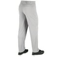 thumbnail image 2 of Champro Sports MVP Open Bottom Relaxed Fit Baseball Pants, Adult Medium, Grey, 2 of 5