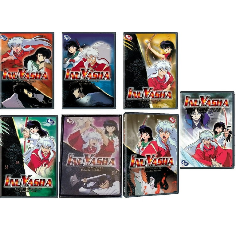 Inuyasha Fourth Season Series Anime Manga Volume 19-24 - 6 X DVD