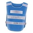 thumbnail image 3 of Chaleco de seguridad de color ajustable, reflectante de alta visibilidad para advertencia de seguridad. Azul, 3 of 7