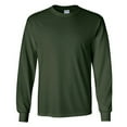 thumbnail image 5 of Gildan Mens Plain Crew Neck Ultra Cotton Long Sleeve T-Shirt, 5 of 5