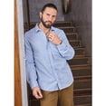thumbnail image 1 of 091-92 Camisa Formal De Vestir Para Hombre Color Azul Cklass 091-92, 1 of 2