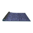 thumbnail image 2 of Ahgly Company Indoor Round Oriental Blue Industrial Area Rugs, 7' Round, 2 of 4