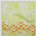 thumbnail image 2 of oneOone Georgette Viscose Fabric Leaves & Flower Panel Print Sewing Fabric BTY 42 Inch Wide, 2 of 3
