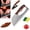 (Set-C), variant on Premium Hand-Forged Chef's Knife & Cleaver Set - Hand Forged Kitchen Knife, Sharp Carbon Steel Viking Meat Cleaver Knife Set with Leather Sheath for Vegetable, Camping, Outdoor Cooking & BBQ (Set-A)