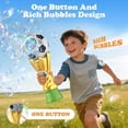 thumbnail image 2 of Varita de burbujas Hugeway con diseño de trofeo del Mundial de fútbol y luces, 2 of 7