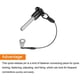 thumbnail image 5 of Stainless Steel Quick Release Pin 6mm Diameter Ball Locking Pin with Push Button Lanyard Cable Usable Length 25mm, 5 of 5