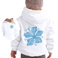 thumbnail image 1 of DGHM Grands Garçons Chandails à Capuchon pour Filles Ados Veste pour Bébé Garçon Mode Décontractée Imprimée à Manches Longues Chandail à Capuchon Top Blanc, 1 of 4