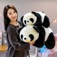 thumbnail image 3 of Juguete de peluche de 24 ~ 60cm para niños, Panda de peluche suave, almohada, regalo para novia, 3 of 4