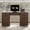 Walnut, variant on 58" Fluted Executive Desk with Storage Modern Home Office Desk with Charging Station Wood Work Desk for Office, Bedroom, Study, Living Room, Walnut