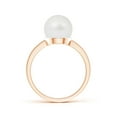 thumbnail image 2 of ANGARA Classic South Sea Cultured Pearl Solitaire Ring in 14K Rose Gold for Women | June Birthstone, Birthday, Anniversary, Jewelry Gift for Women | Pearl Ring, 2 of 7