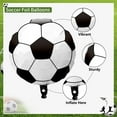 thumbnail image 4 of Soccer Party Supplies - 3 Set Soccer Themed Happy Birthday Banners, 1 Table Cloth, 10 Cake Toppers and 15 Soccer Theme Balloons Decorations for Kids and Soccer Fans Birthday Party, 4 of 7