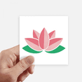 thumbnail image 1 of Flower Lotus Lotus Flower Sticker Square Waterproof Stickers Wallpaper Car Decal, 1 of 1