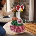 thumbnail image 4 of AZXY Christmas Porch Goose Outfit, 23" Holiday Party Costume Set for Porch Goose, Goose Clothes for Cement Goose, Goose Clothing for Goose Statue, Festive Winter Outdoor Decor for Yard Lawn Garden, 4 of 7