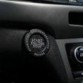 thumbnail image 3 of Engine Start Stop Button Cover Protective Anti Scratch Spin Design Universal One Key Start Button Trim Black, 3 of 3