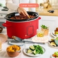 thumbnail image 4 of Beautiful 6 Qt Programmable Slow Cooker, Tomato Red by Drew Barrymore, 4 of 14