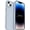 Baby Blue, variant on iPhone 14 Plus Phone Case, [Military Shockproof Protection] Liquid Silicone Case with [Soft Anti-Scratch Microfiber Lining] Camera & Screen Protection, 6.7 inch, Stone
