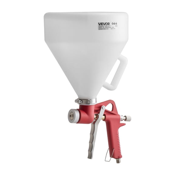 Air Hopper Spray Gun 1.45 Gallon Professional Drywall Texture Painting Sprayer with 3 Nozzles 3.5mm 6mm 8mm for Popcorn Knockdown Orange Peel Textures