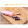 thumbnail image 6 of Holloyiver Kitchen Milk Frother Wand Drink Mixer - Rechargeable, Handheld Frother Electric Whisk, Milk Foamer, Mini Blender and Electric Mixer Coffee Frother for Matcha - Pink, 6 of 9