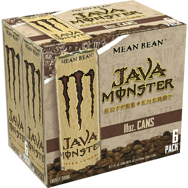 Java Monster Mean Bean Java Energy Drink, Coffee and Vanilla Bean