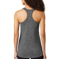 thumbnail image 2 of Womens Breast Cancer Awareness Heart Ribbon Yoga Tank Top, Gray Black Electric, 4XL, 2 of 3